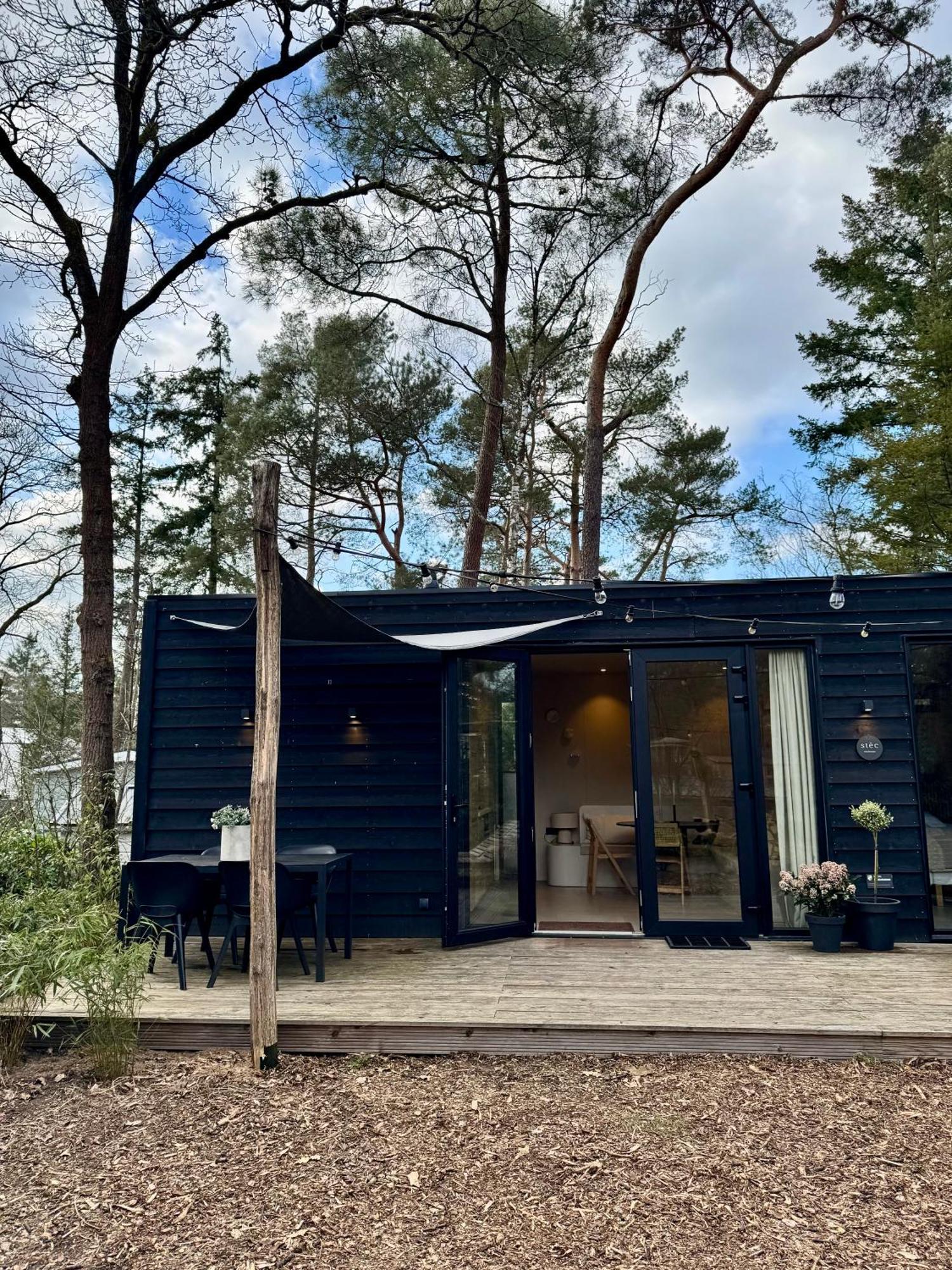 Villa Luxe Tiny House Stec Midden Op De Veluwe In Nunspeet Esterno foto